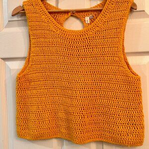 Anthropologie/Moth - Golden Yellow Knit Tank Top - 100% Cotton